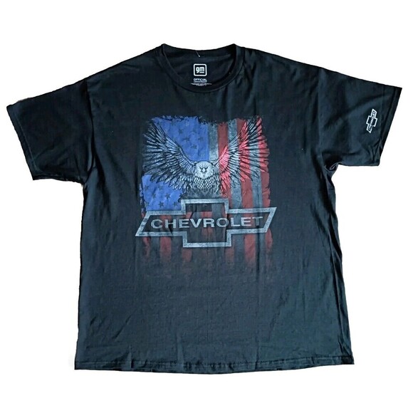 Chevrolet Other - Chevrolet T-Shirt Men's Size Large Eagle Graphic Black Short Sleeve